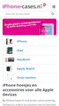 Mobile Screenshot of iphone-cases.nl